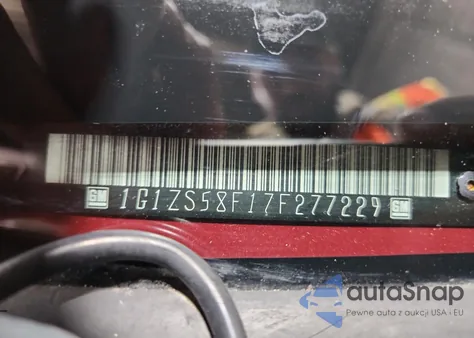 2007 Chevrolet Malibu Ls z USA, uszkodzony, nr VIN 1G1ZS58F17F277229